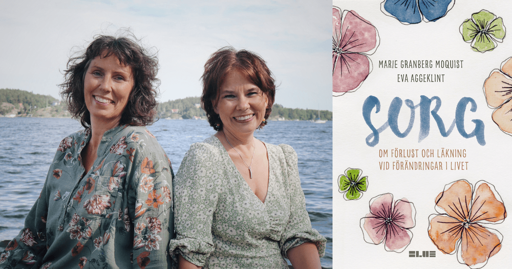 Foto av föreläsare och omslag