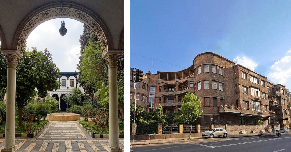 foto av Damaskus och Kiev