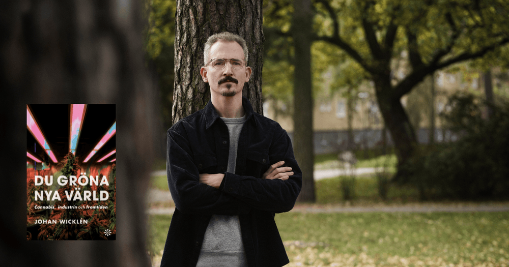 foto av författaren och omslaget