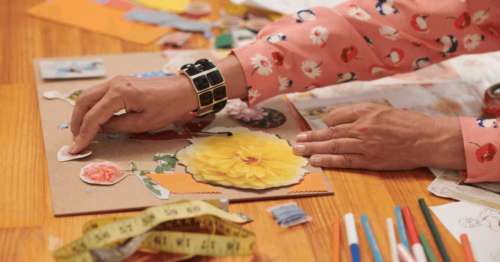 Kreativ collageworkshop