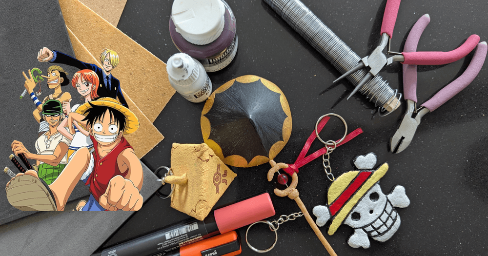 Skapa manga/anime inspirerade nyckelringar med oss